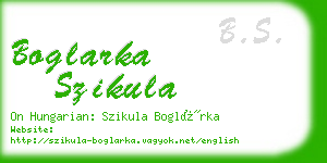 boglarka szikula business card